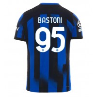 Inter Milan Alessandro Bastoni #95 Replika Hemmatröja 2023-24 Kortärmad